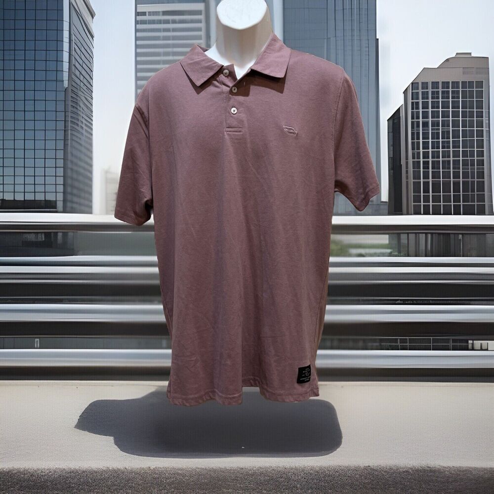 Tony Hawk Polo Shirt Men's Size Large Short Sleeve Color Lavender
